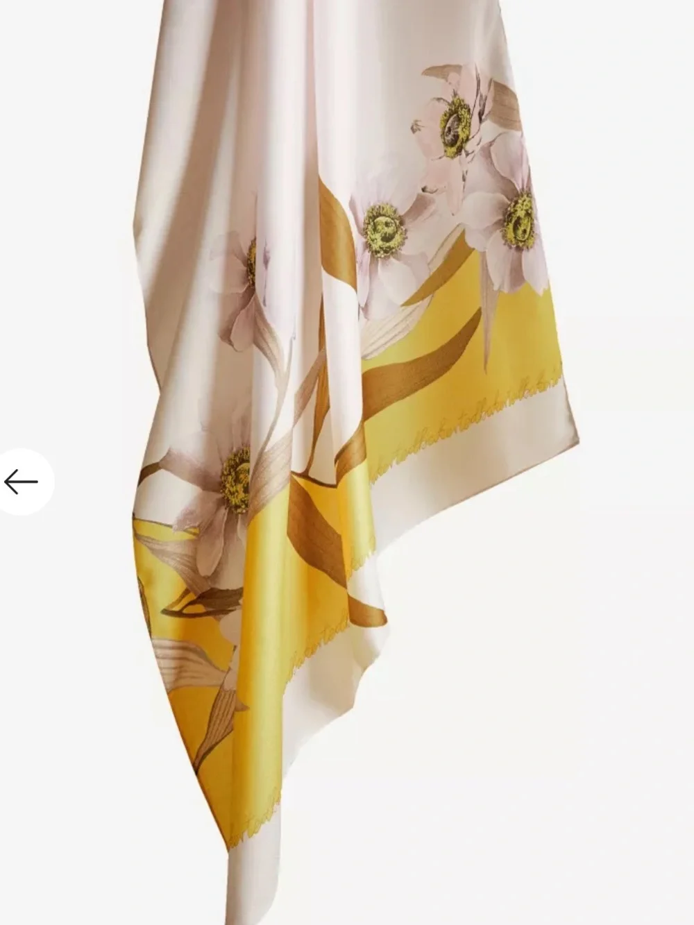 Ted Baker Silk Long Caitiee Cabana Scarf